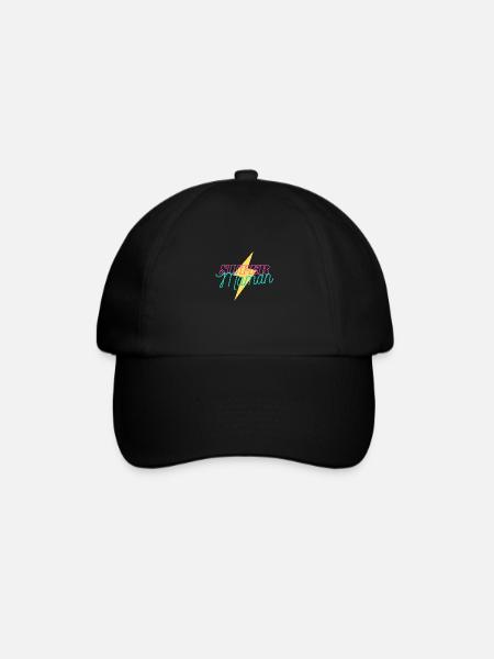 une super maman - Casquette classique - noir/noir