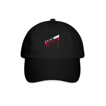 hell was full Zitat - Baseballkappe - Schwarz/Schwarz - Vorne