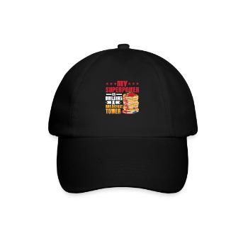 Ma superpuissance est en train de construire une tour de petit-déjeuner Pancak - Casquette classique - noir/noir - Devant