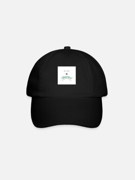 No time for Firlefanz - Baseballkappe - Schwarz/Schwarz