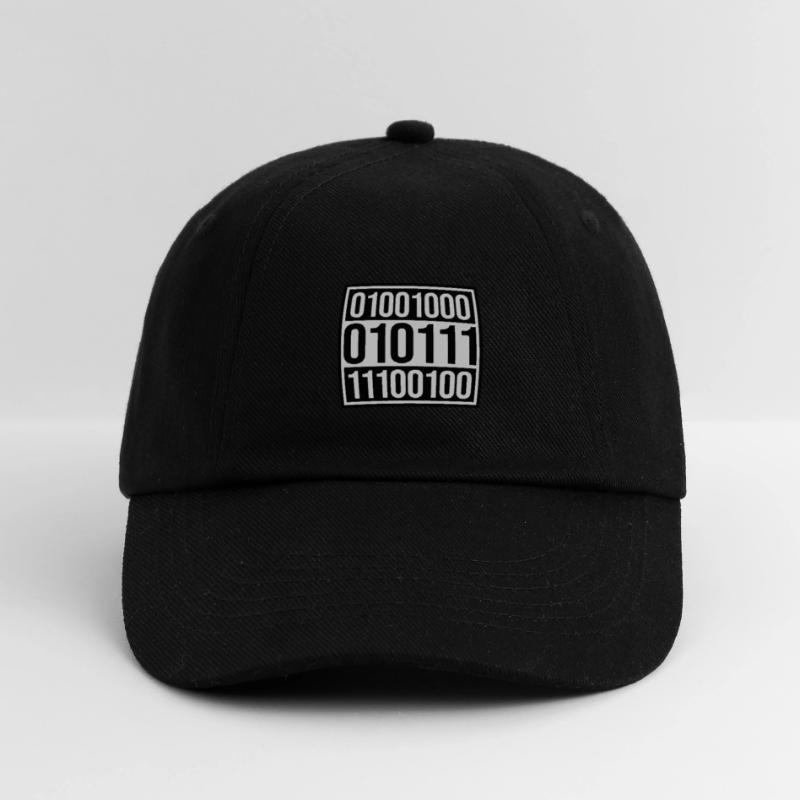Binary Code Program Language Baseball Cap