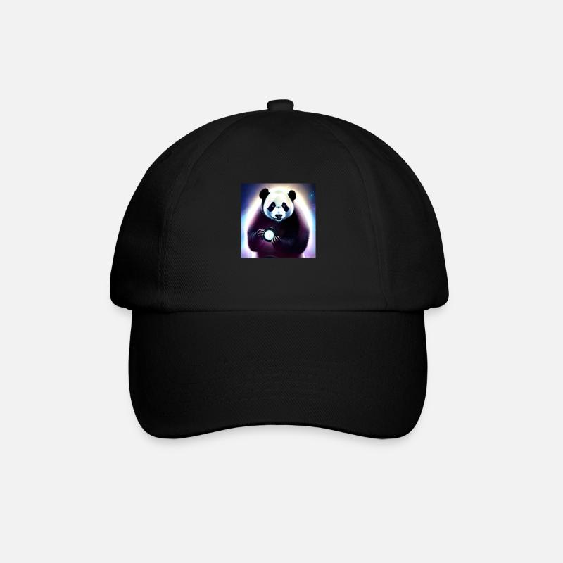 Un panda pour tous les cœurs - Casquette classique - noir/noir