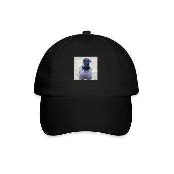 Corneille de Carrion (Aaskrähe, Corvus corone) - Casquette classique - noir/noir - Devant
