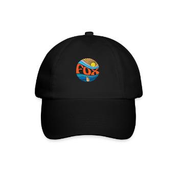 Chemise Fox Vintage Sunset Fox Groovy Tie Dye - Casquette classique - noir/noir - Devant