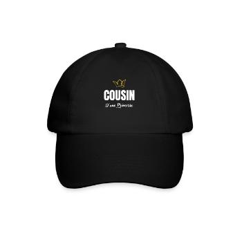 cousin d'une princesse - Casquette classique - noir/noir - Devant