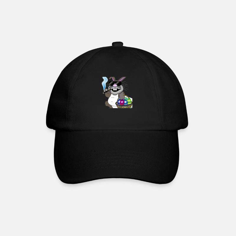 Lapin de Pâques 5 - Casquette classique - noir/noir