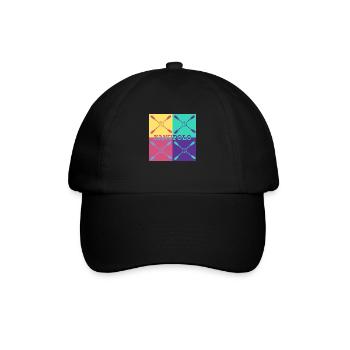 Kanupolo - stylisch und sportlich - Baseballkappe - Schwarz/Schwarz - Vorne