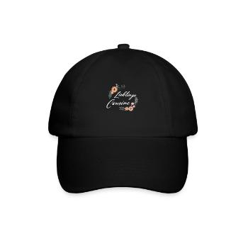 Lieblingscousine - Baseballkappe - Schwarz/Schwarz - Vorne