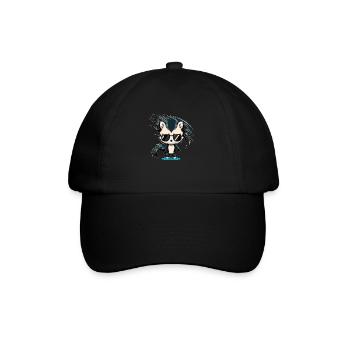 Une moufette cool avec des lunettes de soleil Look comique - Casquette classique - noir/noir - Devant