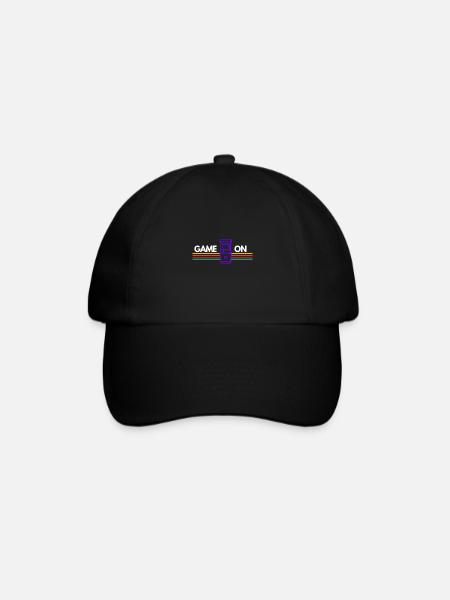 GAME ON! - Baseball Cap - black/black