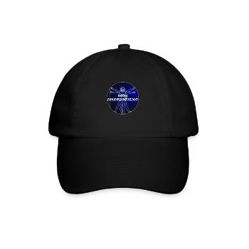 BODY RECOMPOSITION LOGO DESIGN - Baseball Cap - black/black - Front