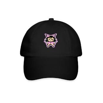 Roli le chat grognon - Casquette classique - noir/noir - Devant