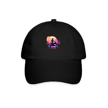 Motorcycle Motorcross Motorbike Fan Motorcyclists - Baseball Cap - black/black - Front