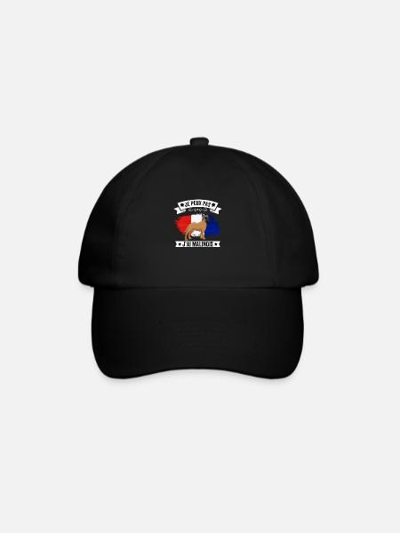 je peux pas j'ai malinois cadeau Malinois - Casquette classique - noir/noir