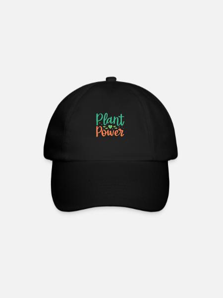 Power of plants - Baseball Cap - black/black