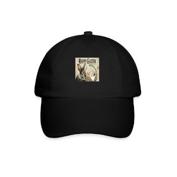 Joyeuses Pâques - Casquette classique - noir/noir - Devant