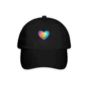 Fête des mères Fiançailles amoureuses Mariage Saint-Valentin - Casquette classique - noir/noir - Devant