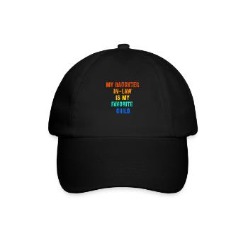 Ma belle-fille est mon enfant préféré - Casquette classique - noir/noir - Devant