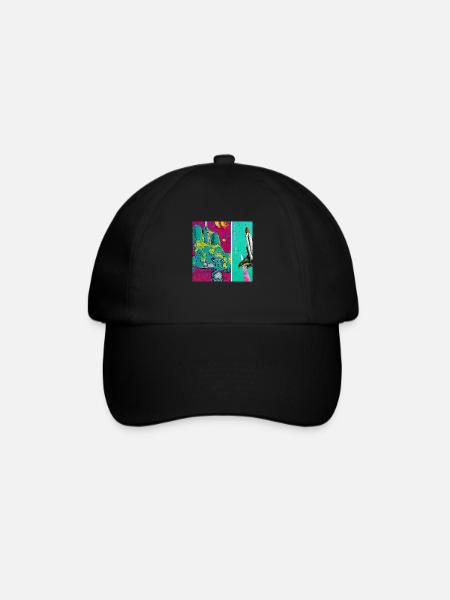 navette spatiale van gogh - Casquette classique - noir/noir