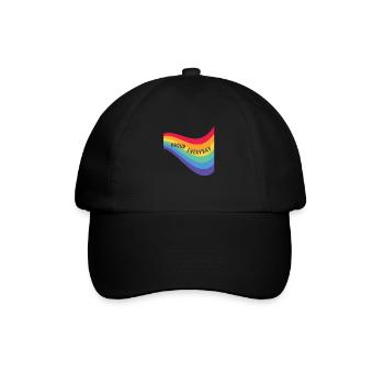 Rainbow Flag Proud Everyday Pride - Baseball Cap - black/black - Front