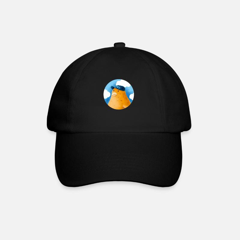 Canard au chapeau - Casquette classique - noir/noir