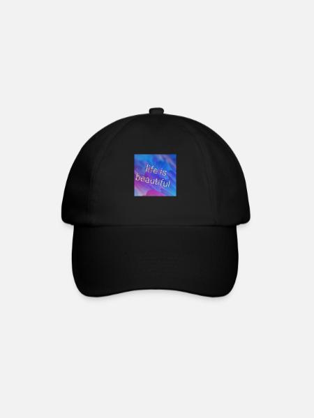 La vie est belle - Casquette classique - noir/noir