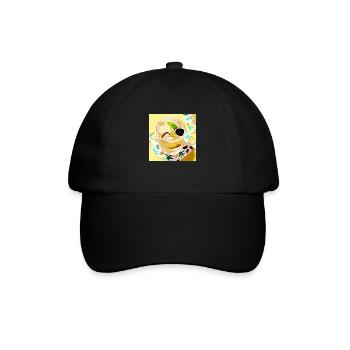 Comic Cocktail - Baseballkappe - Schwarz/Schwarz - Vorne