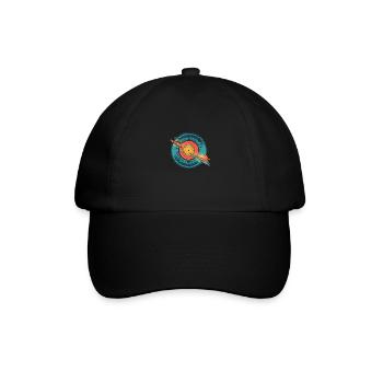 Retro Disc - Baseballkappe - Schwarz/Schwarz - Vorne