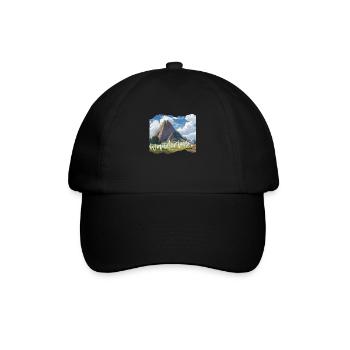 Wandern - Baseballkappe - Schwarz/Schwarz - Vorne