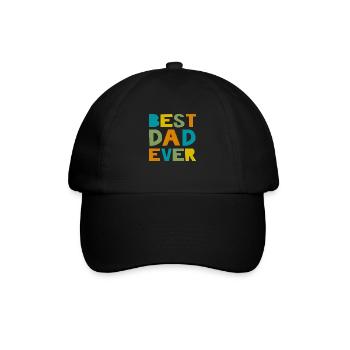 Meilleur père de tous les temps - Casquette classique - noir/noir - Devant