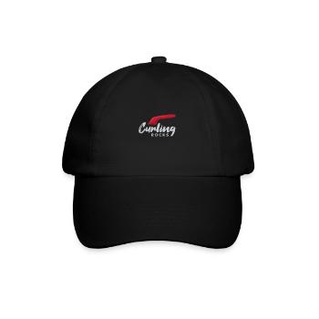 Curling Rocks Curling Stone Winter Sports Gift - Baseball Cap - black/black - Front