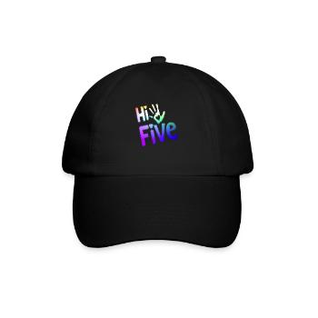 High Five Style Cool Hand Joke disant Hit Trend - Casquette classique - noir/noir - Devant