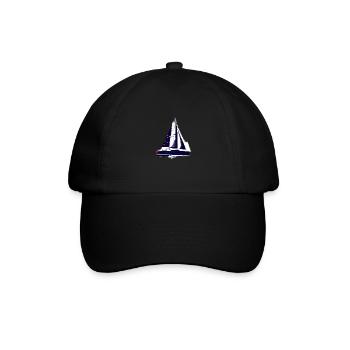 Voile, Voilier, Voile, Voilier - Casquette classique - noir/noir - Devant