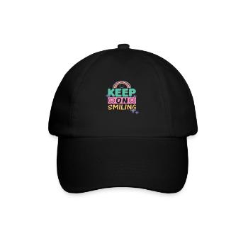 Gardez le sourire - Casquette classique - noir/noir - Devant