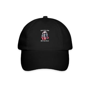 TOO COOL FOR BRITISH RULE | GEORGE Washington - Baseball Cap - black/black - Front