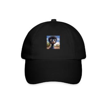 fou émeu - Casquette classique - noir/noir - Devant