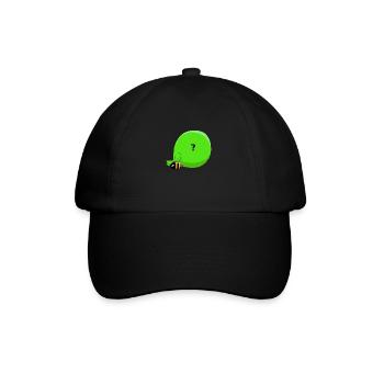 Bee & big mysterious bag - Baseball Cap - black/black - Front
