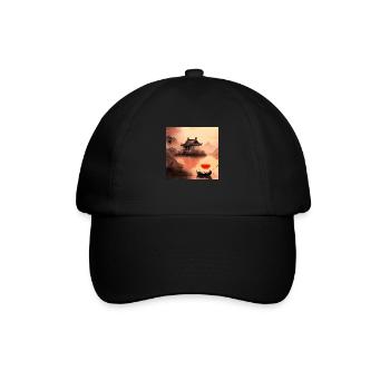 Japon Beautiful Artwork Design - Casquette classique - noir/noir - Devant