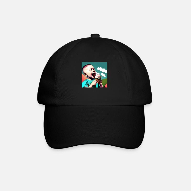 Ice - Baseball Cap - black/black