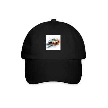 Besoin d’art de jeu de vitesse, orange - Casquette classique - noir/noir - Devant