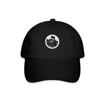 Train Life : Histoire ferroviaire - Casquette classique - noir/noir - Devant