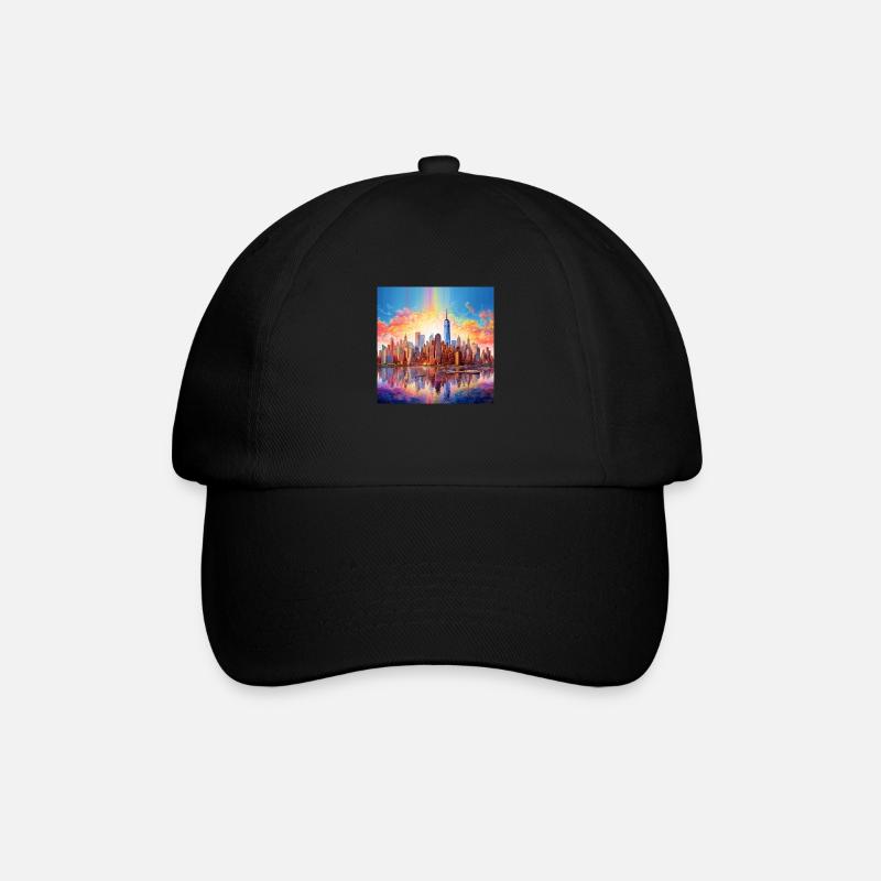icecrusher New YorkSkyline Cartographic - Casquette classique - noir/noir