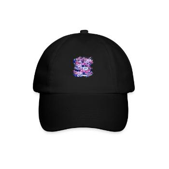 Graffiti style Splash hip hop colors painter color - Baseball Cap - black/black - Front