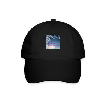 Ich erkenne meine Bedürfnisse - Baseballkappe - Schwarz/Schwarz - Vorne
