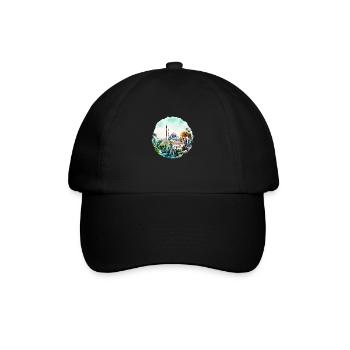 Turkish architecture - Baseball Cap - black/black - Front