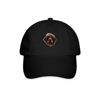 griffon Cesky Fousek " Czech bearded " - Baseball Cap - black/black - Front