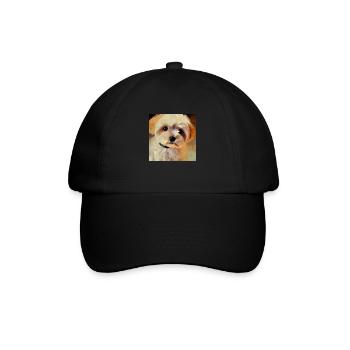 Le chien le plus mignon du monde - Casquette classique - noir/noir - Devant