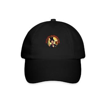 Bier Zauberer - Baseballkappe - Schwarz/Schwarz - Vorne