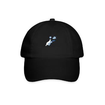 Belette blanche - Casquette classique - noir/noir - Devant