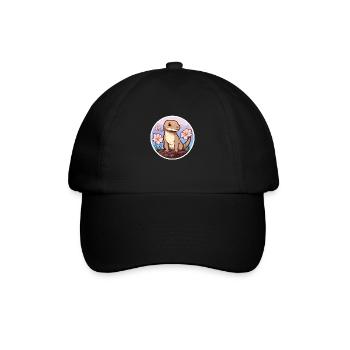 Komodowarane Kawaii - Baseballkappe - Schwarz/Schwarz - Vorne